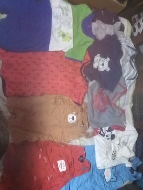 Mixed Baby Bodysuit and Romper Lot - Colorful Prints